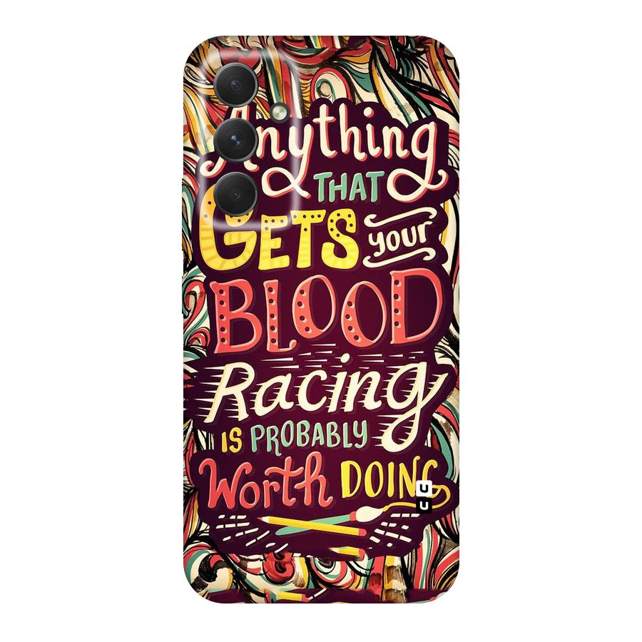Blood Racing Original Polycarbonate Back Case for Galaxy A54