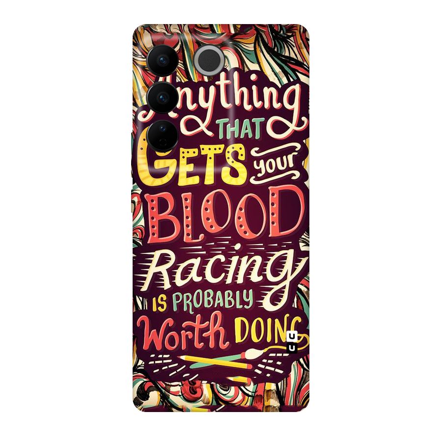 Blood Racing Original Polycarbonate Back Case for Vivo V27