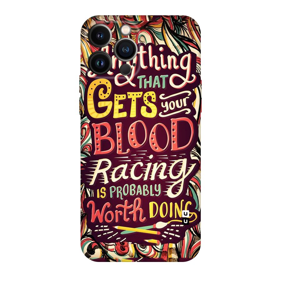 Blood Racing Original Polycarbonate Back Case for iPhone 13 Pro Max