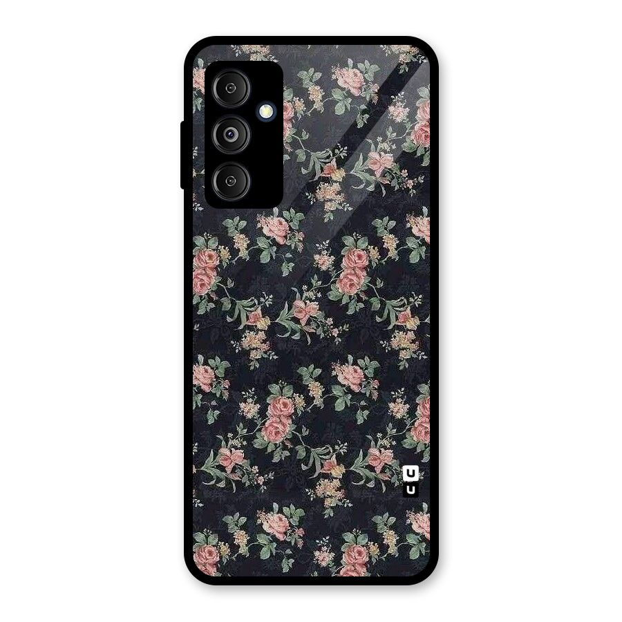 Bloom Black Glass Back Case for Galaxy M14 5G