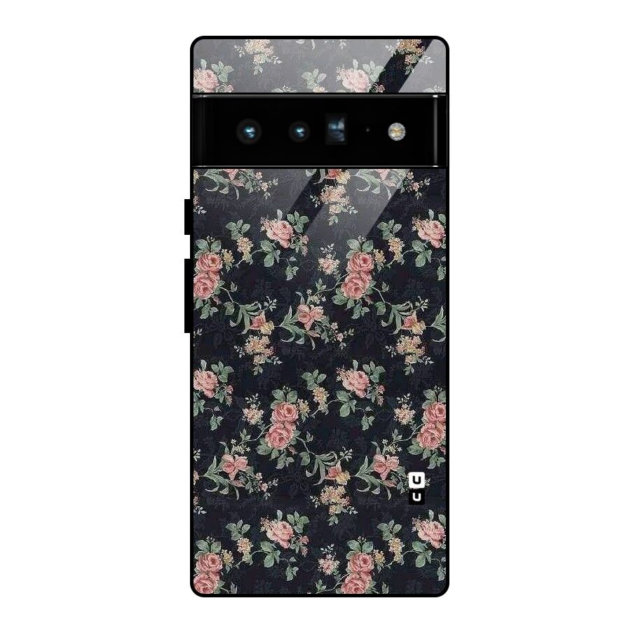 Bloom Black Glass Back Case for Google Pixel 6 Pro