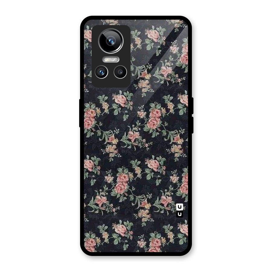 Bloom Black Glass Back Case for Realme GT Neo 3