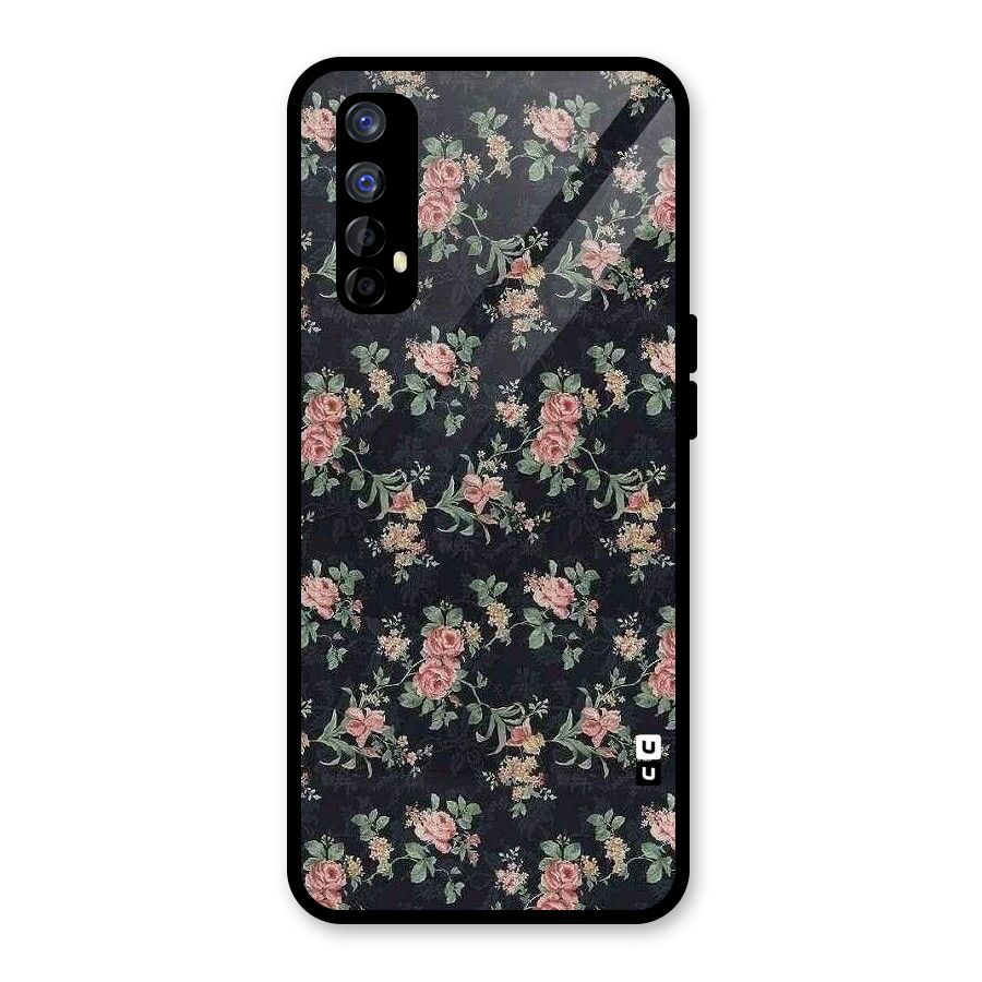 Bloom Black Glass Back Case for Realme Narzo 20 Pro