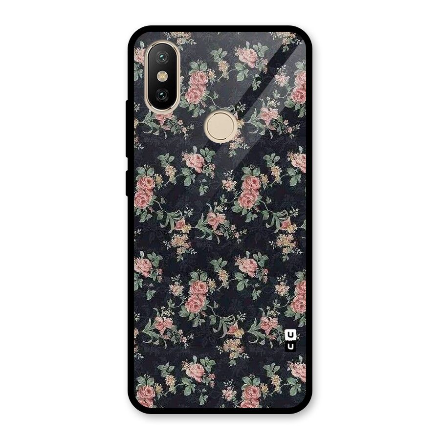 Bloom Black Glass Back Case for Redmi A2