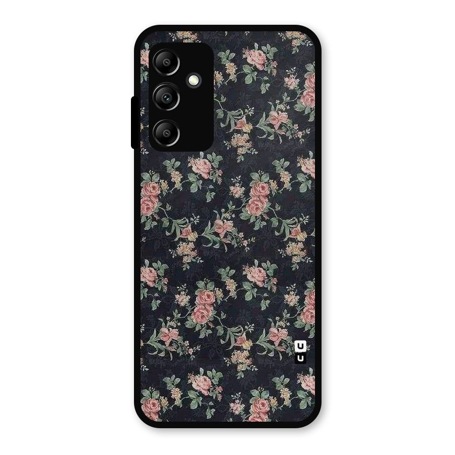 Bloom Black Metal Back Case for Galaxy A14 5G