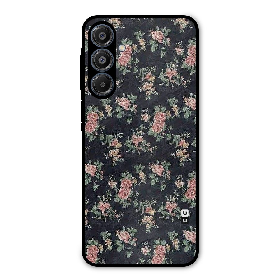 Bloom Black Metal Back Case for Galaxy A16 5G