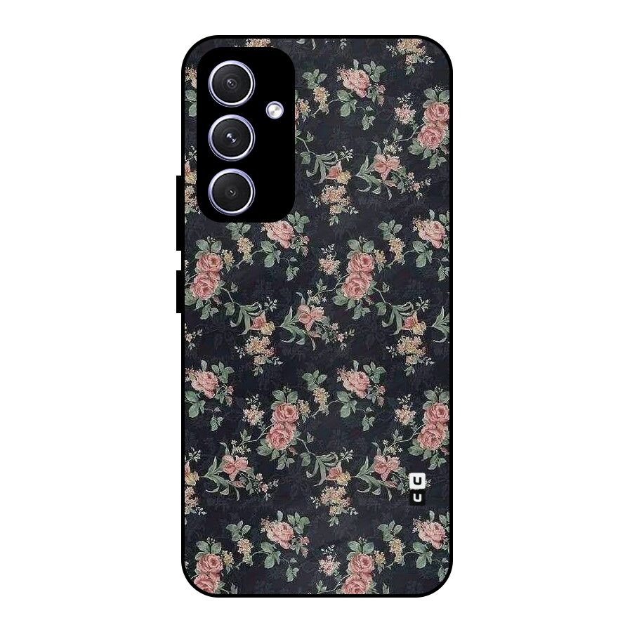 Bloom Black Metal Back Case for Galaxy A54