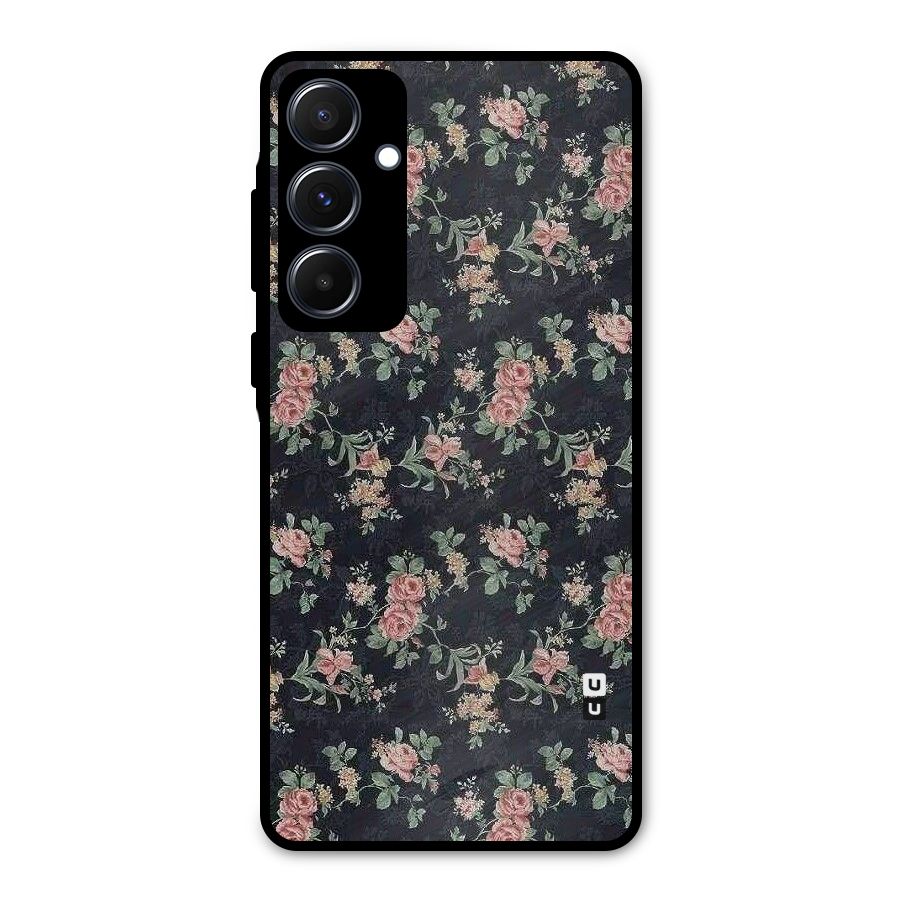 Bloom Black Metal Back Case for Galaxy A55
