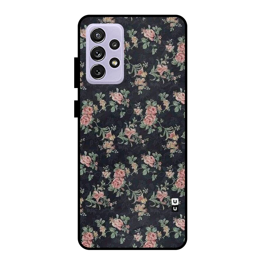 Bloom Black Metal Back Case for Galaxy A72