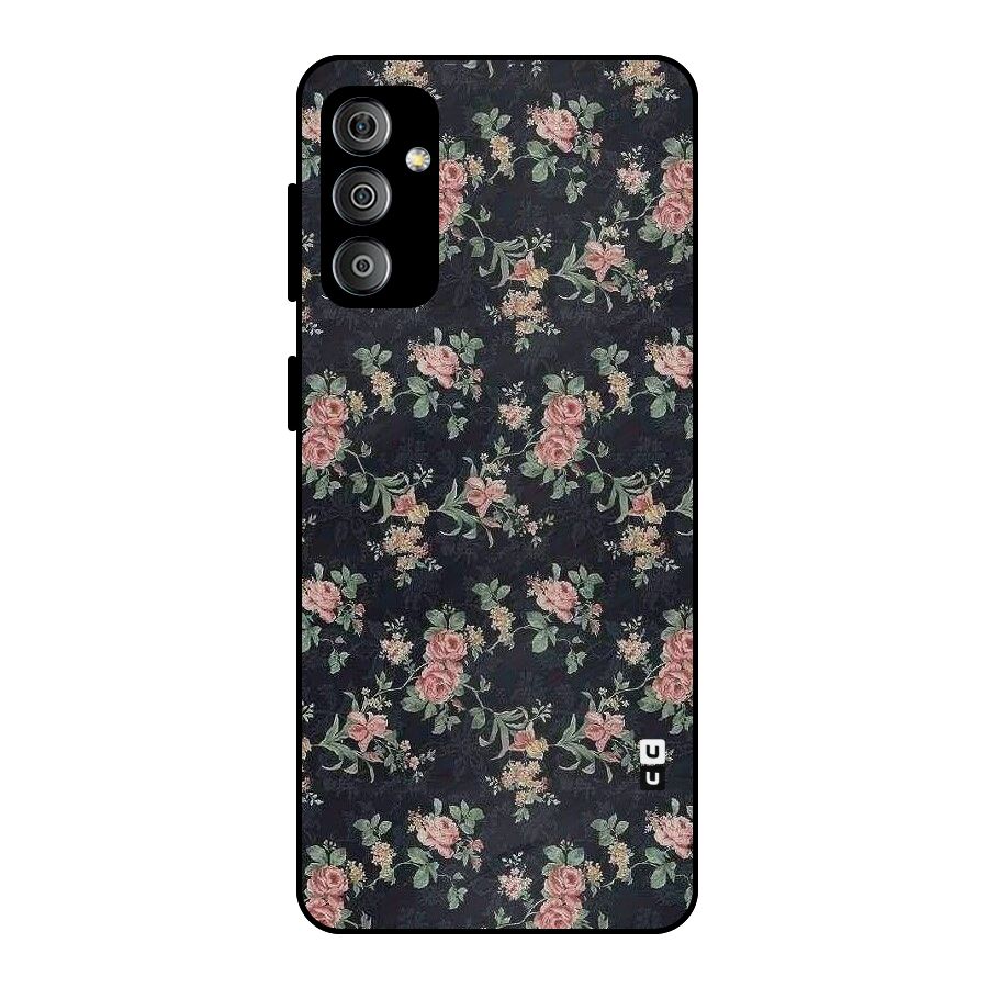 Bloom Black Metal Back Case for Galaxy F23
