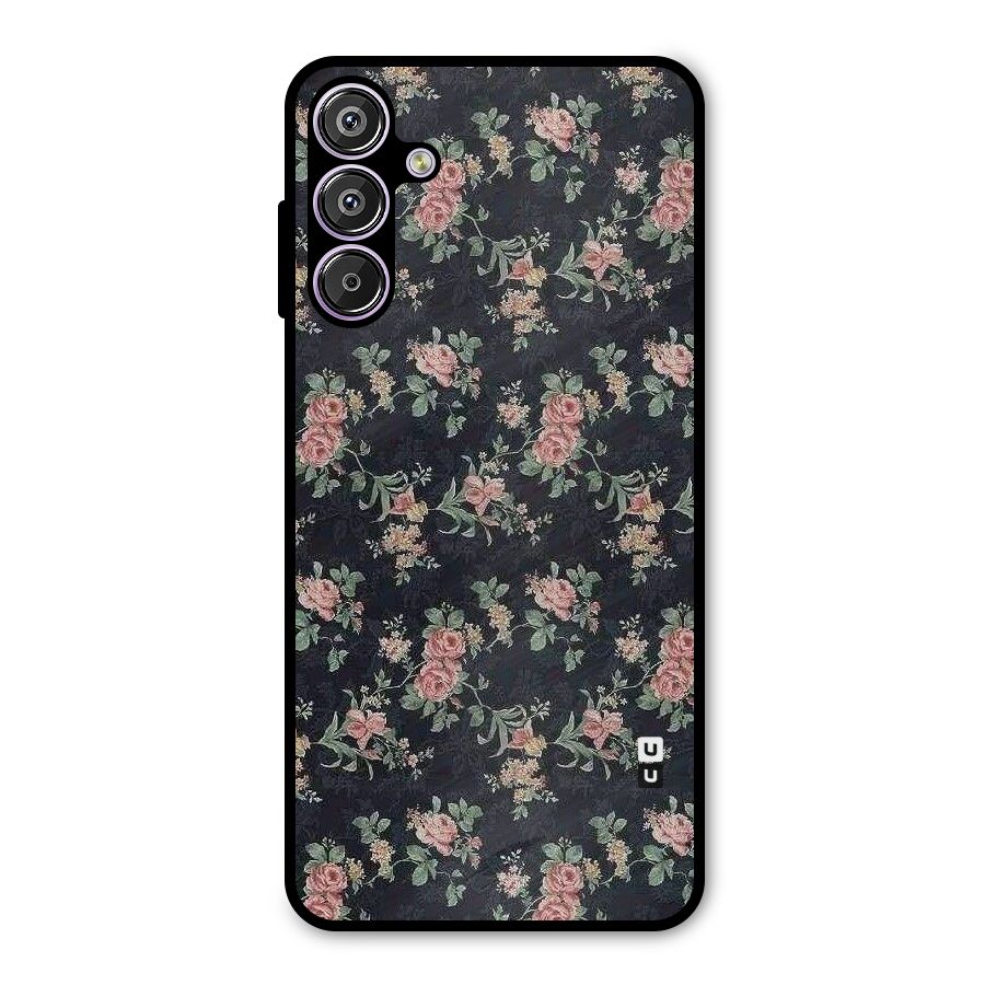 Bloom Black Metal Back Case for Galaxy M15