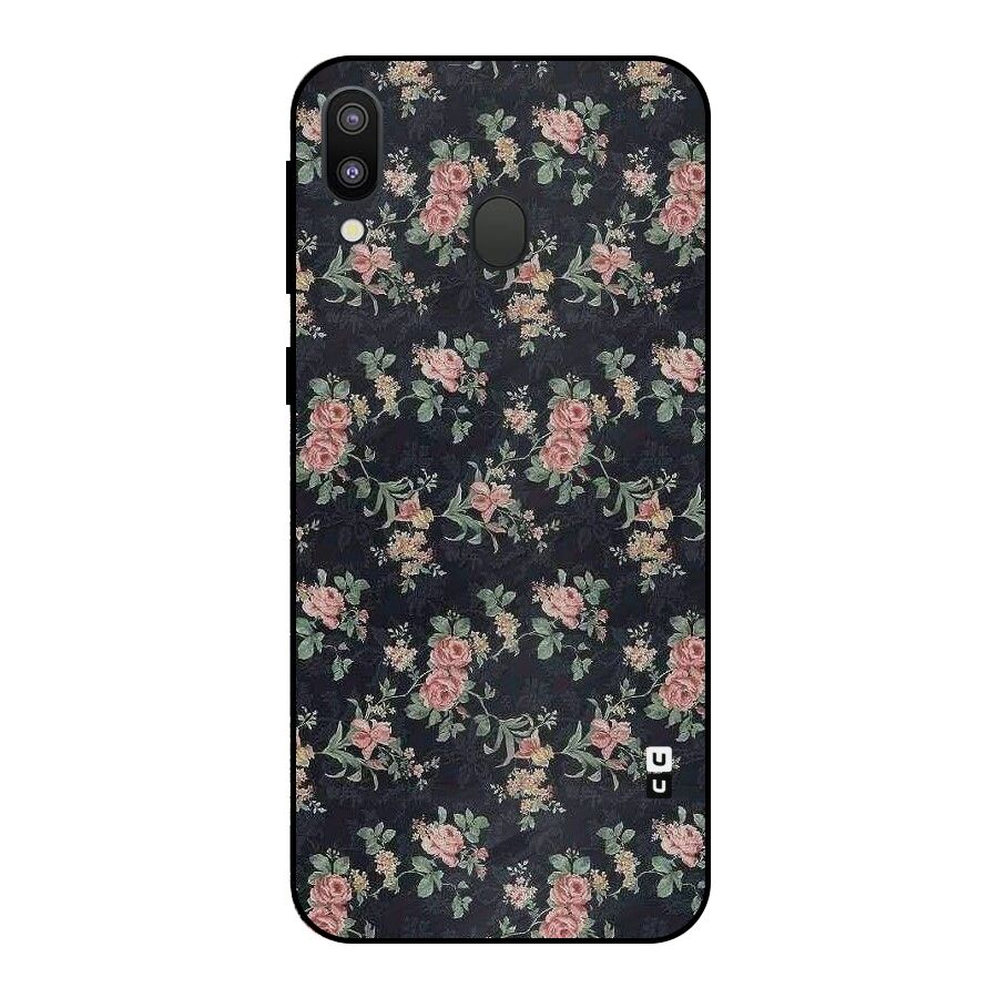 Bloom Black Metal Back Case for Galaxy M20