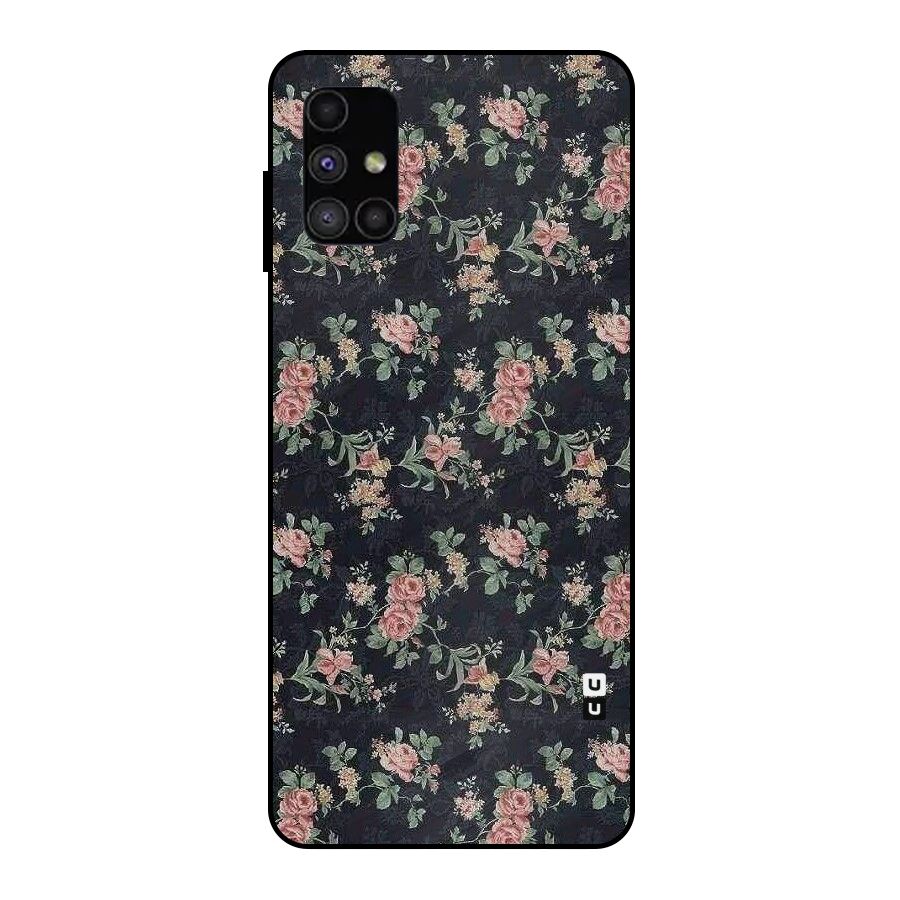 Bloom Black Metal Back Case for Galaxy M51
