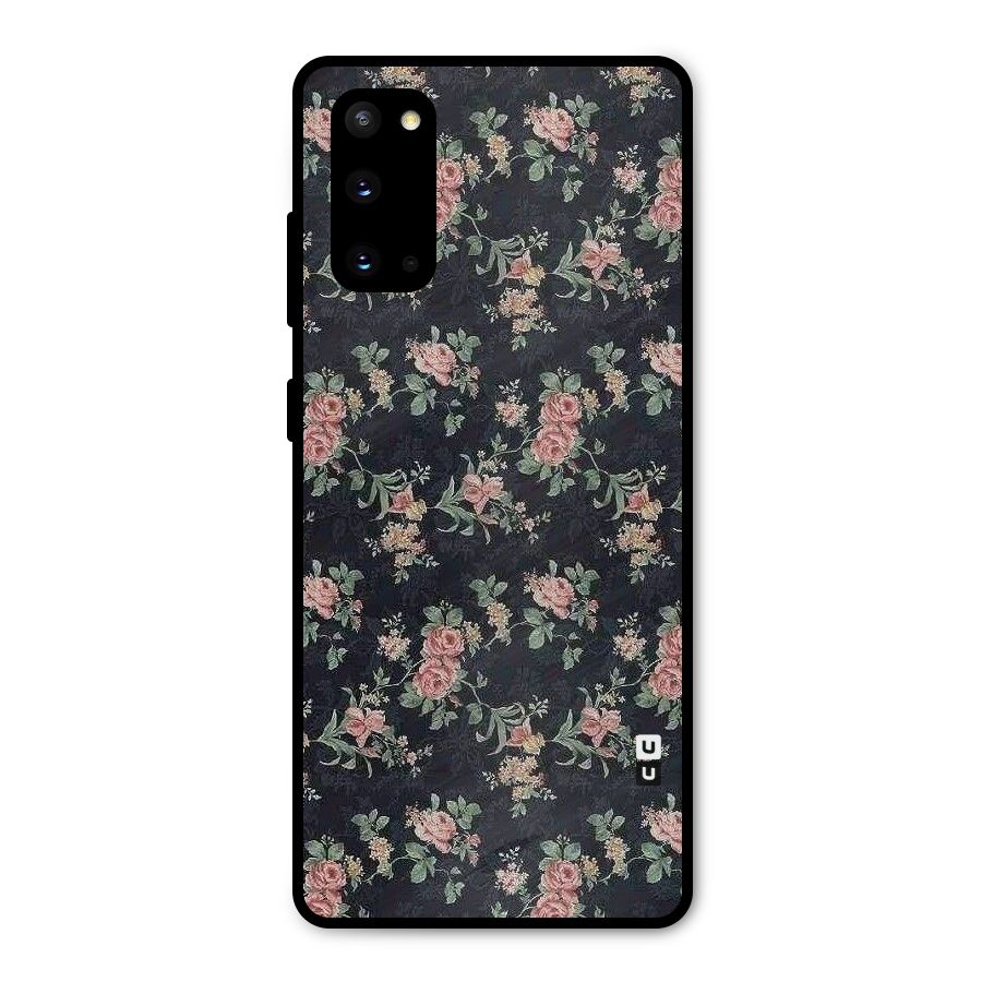 Bloom Black Metal Back Case for Galaxy S20