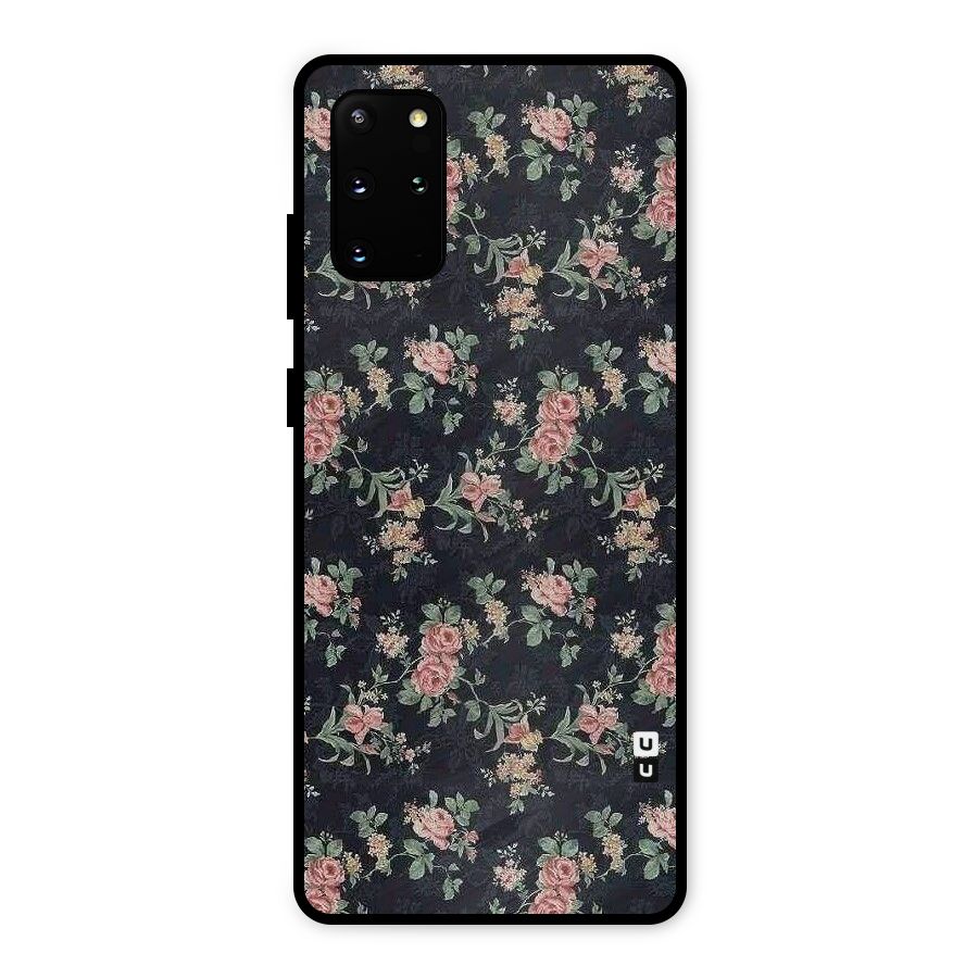 Bloom Black Metal Back Case for Galaxy S20 Plus