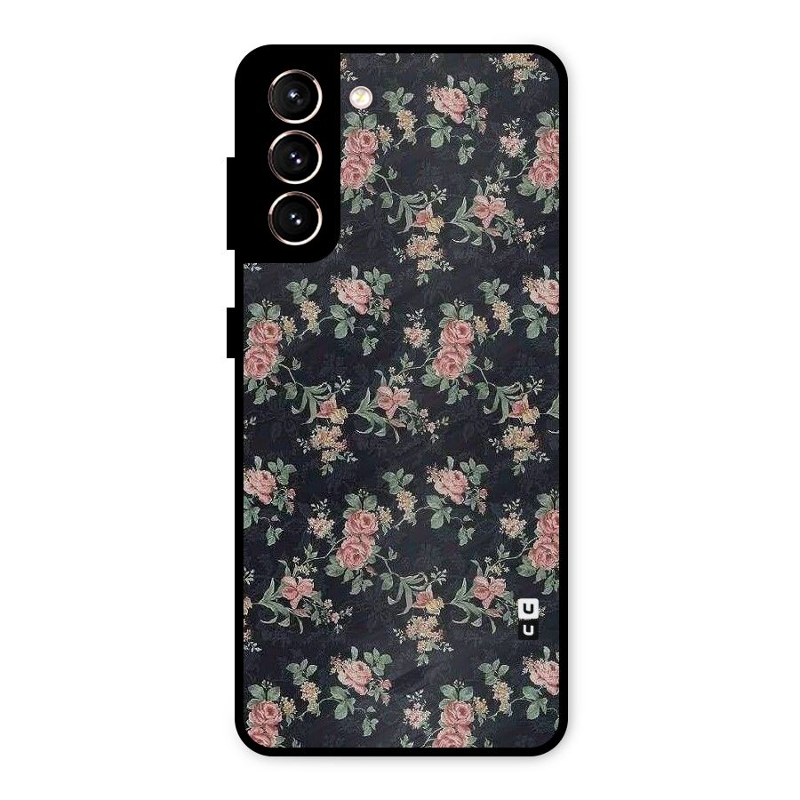 Bloom Black Metal Back Case for Galaxy S21 5G