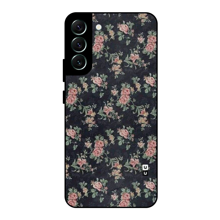 Bloom Black Metal Back Case for Galaxy S22 Plus 5G