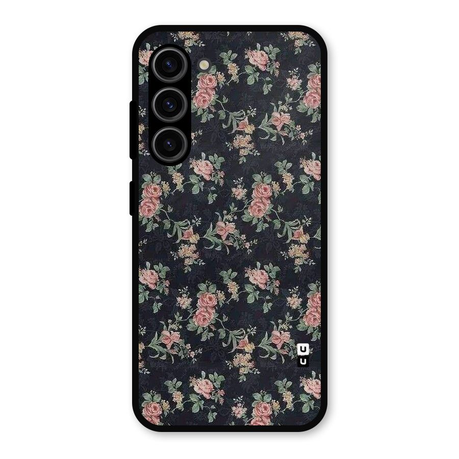 Bloom Black Metal Back Case for Galaxy S23