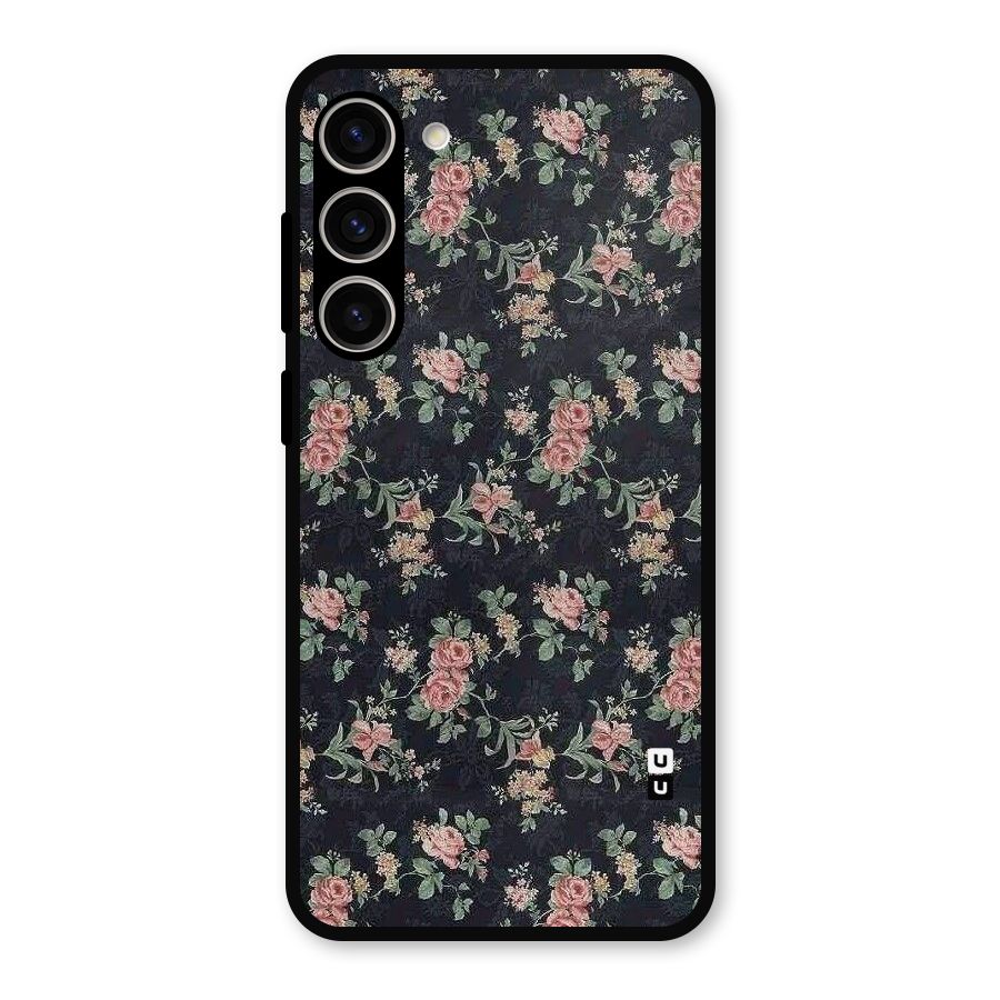 Bloom Black Metal Back Case for Galaxy S23 Plus