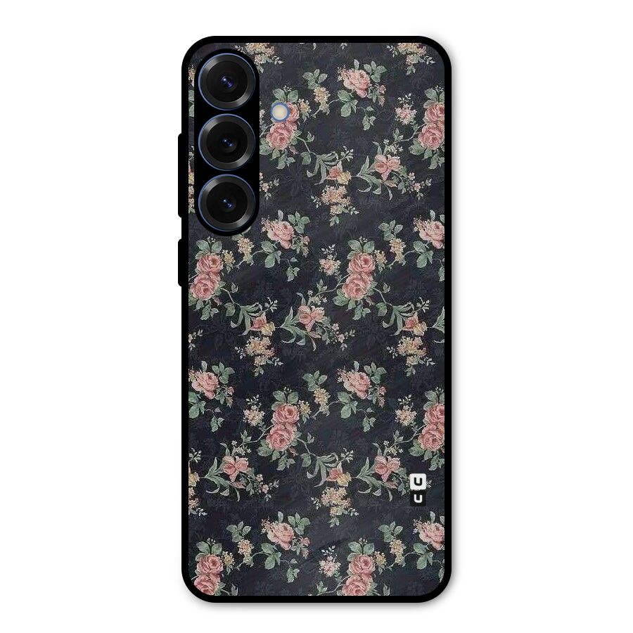 Bloom Black Metal Back Case for Galaxy S25 Plus