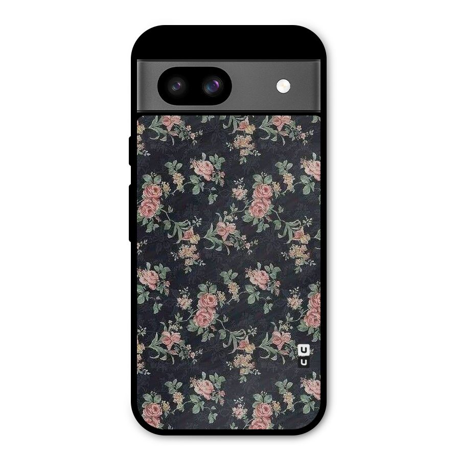 Bloom Black Metal Back Case for Google Pixel 8a