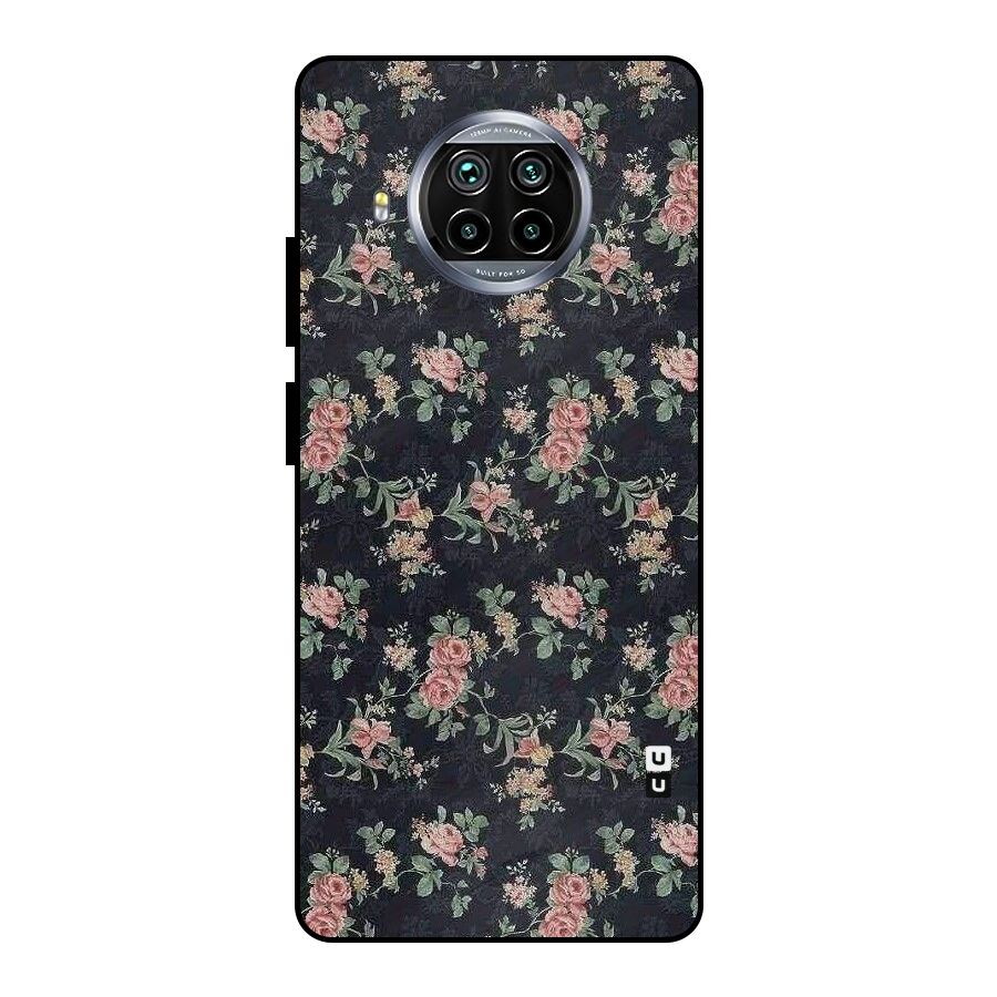 Bloom Black Metal Back Case for Mi 10i