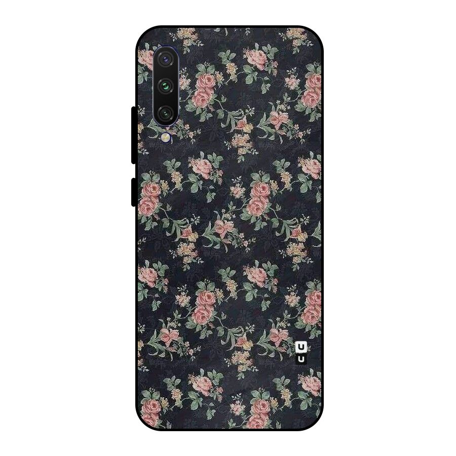 Bloom Black Metal Back Case for Mi A3