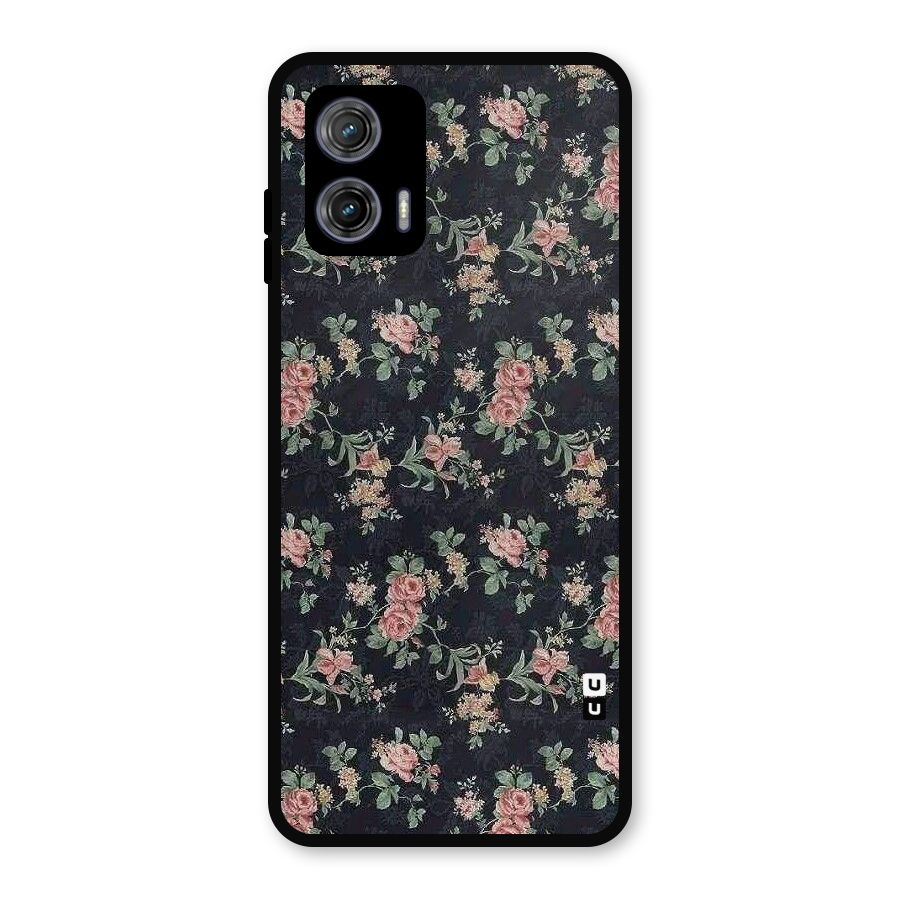 Bloom Black Metal Back Case for Moto G73