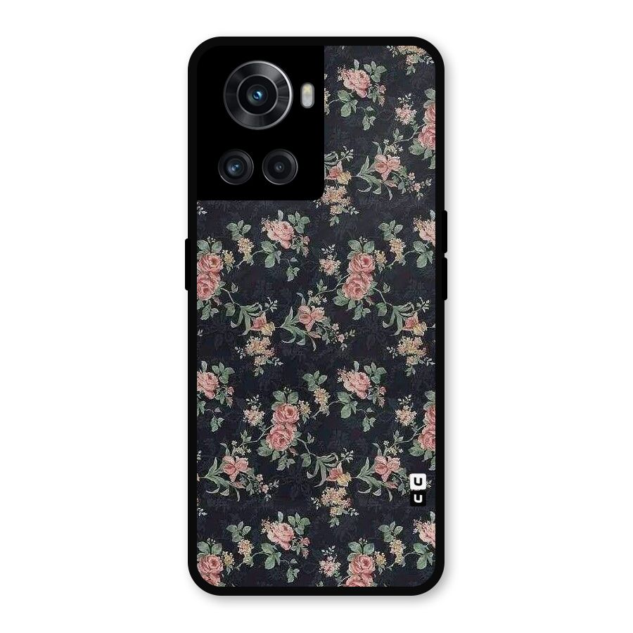 Bloom Black Metal Back Case for OnePlus 10R