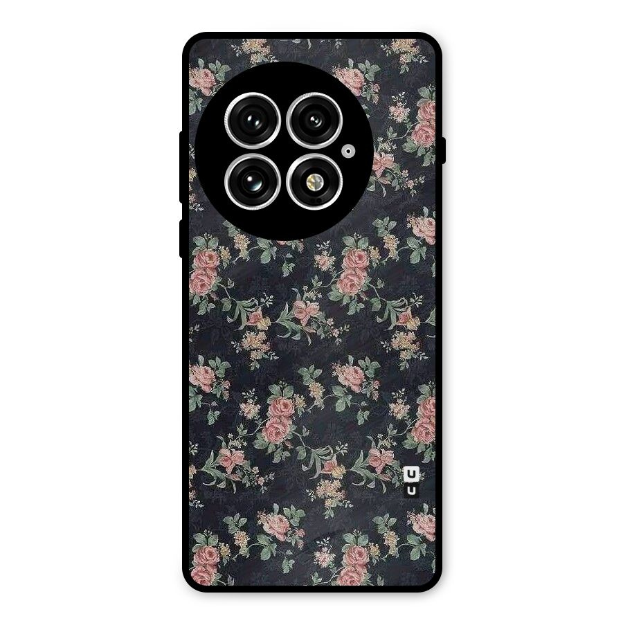 Bloom Black Metal Back Case for OnePlus 13