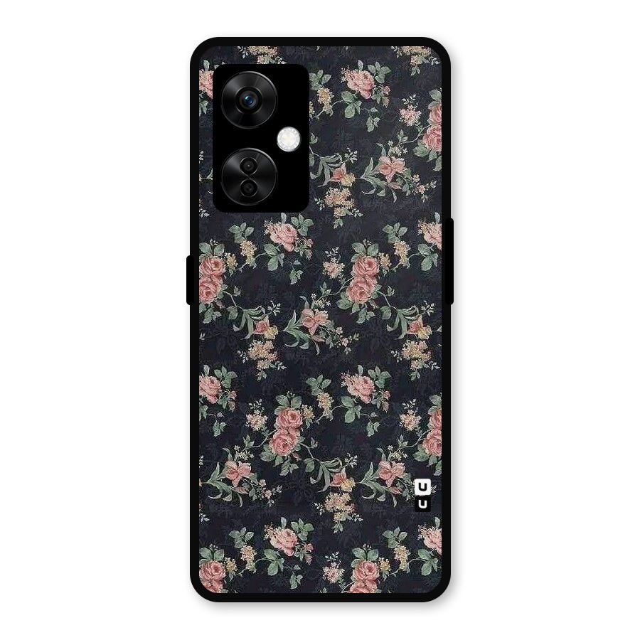 Bloom Black Metal Back Case for OnePlus Nord CE 3 Lite