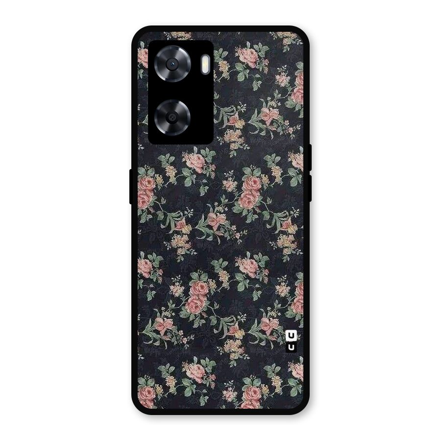 Bloom Black Metal Back Case for OnePlus Nord N20 SE