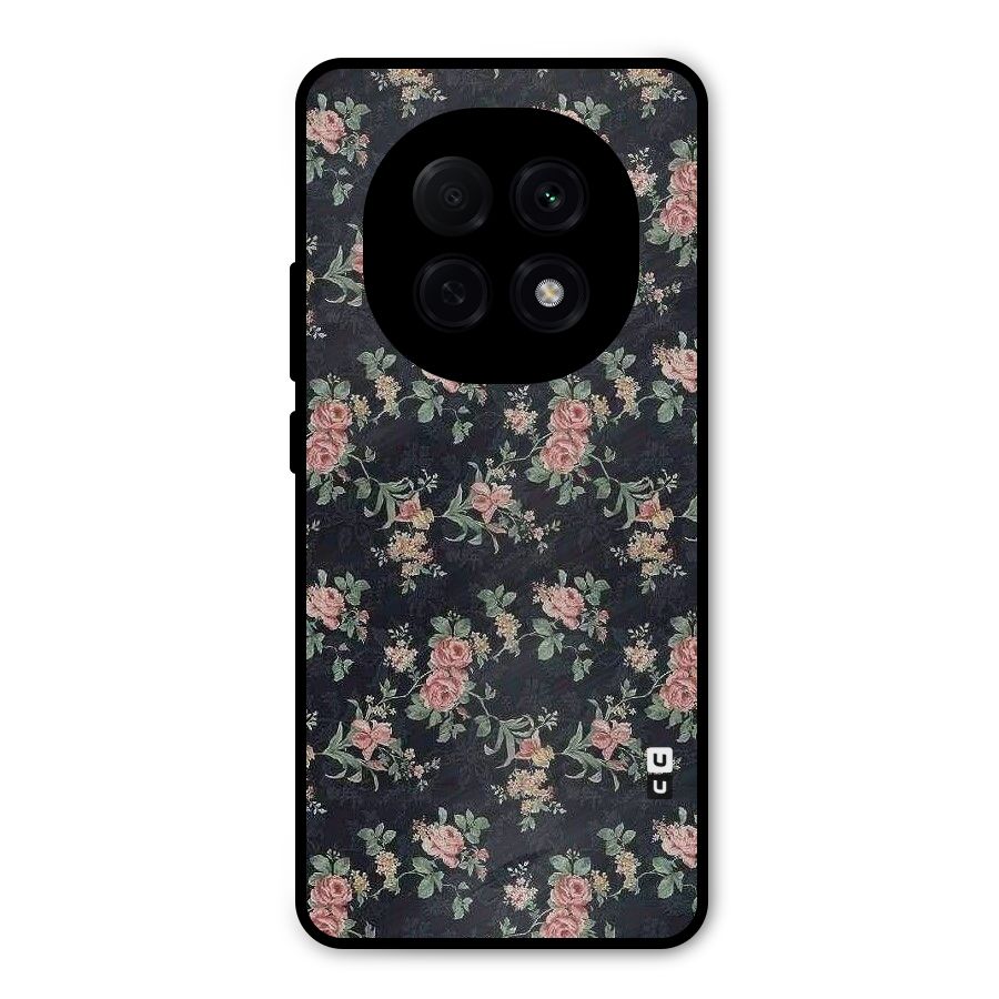 Bloom Black Metal Back Case for Oppo F29 Pro