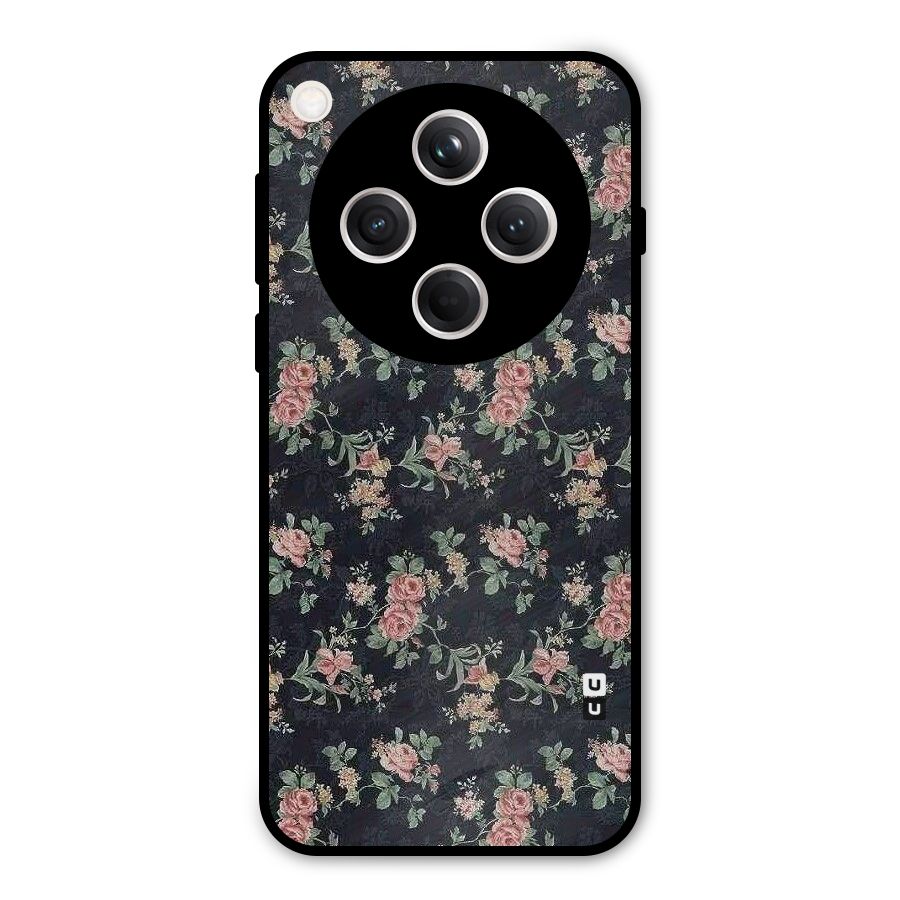 Bloom Black Metal Back Case for Oppo Find X8