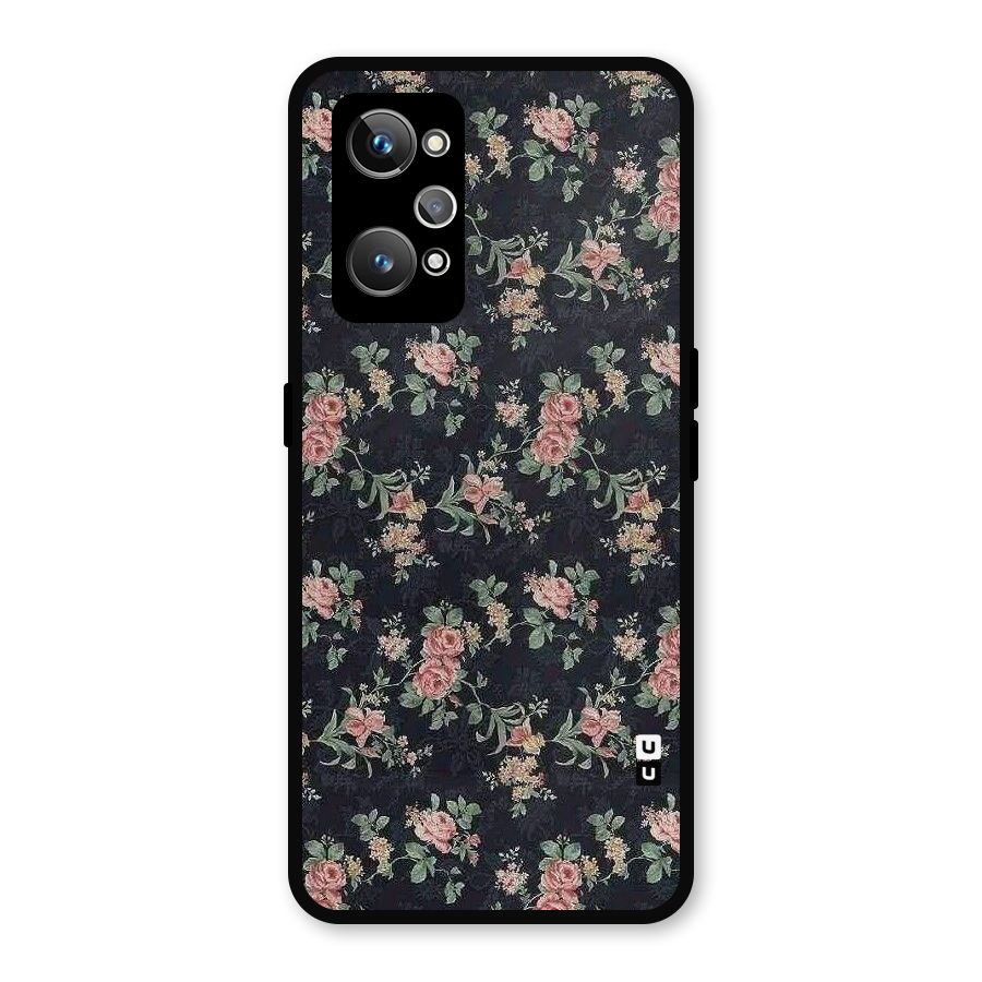 Bloom Black Metal Back Case for Realme GT Neo2