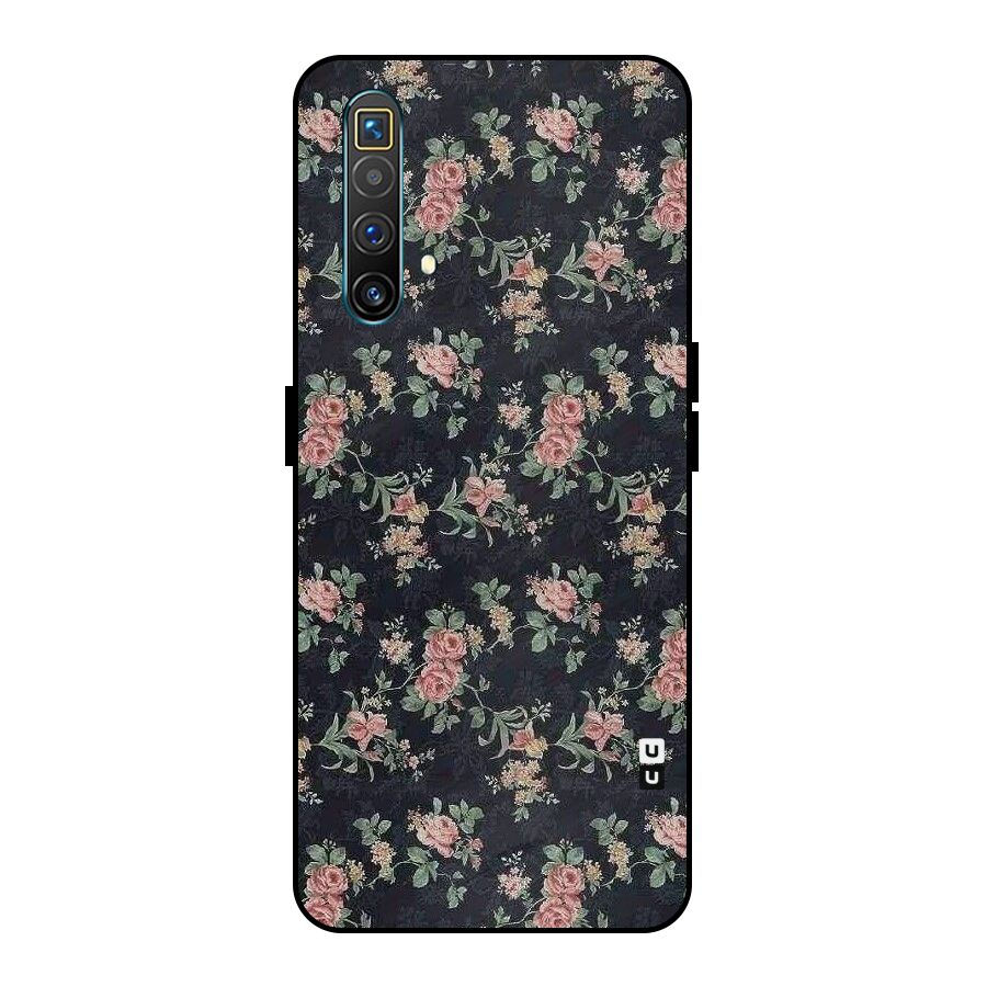 Bloom Black Metal Back Case for Realme X3 SuperZoom