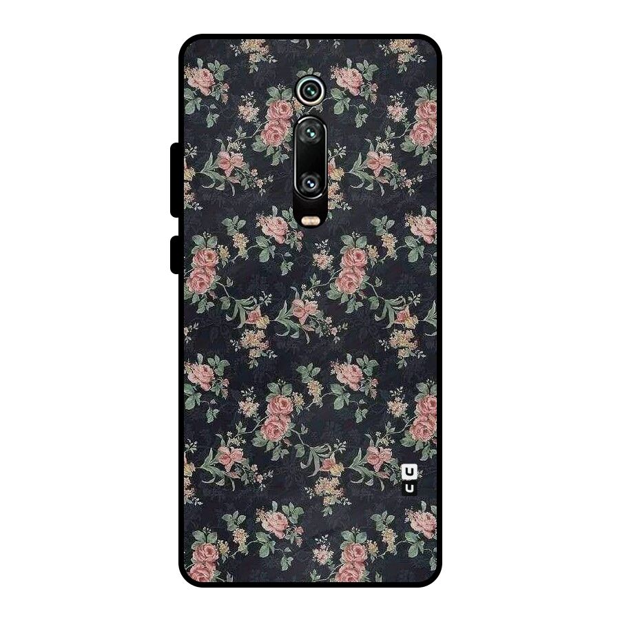 Bloom Black Metal Back Case for Redmi K20