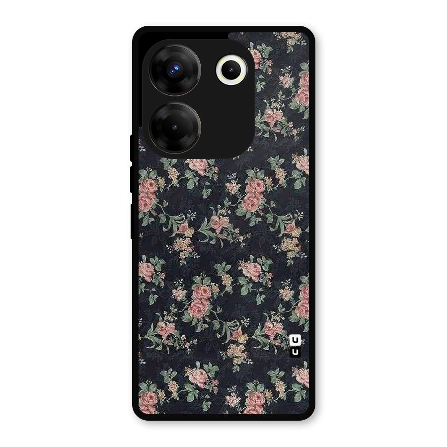 Bloom Black Metal Back Case for Tecno Camon 20