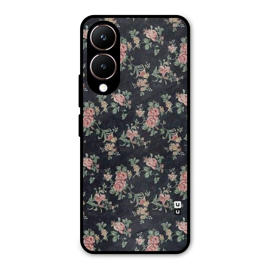 Bloom Black Metal Back Case for Vivo Y28