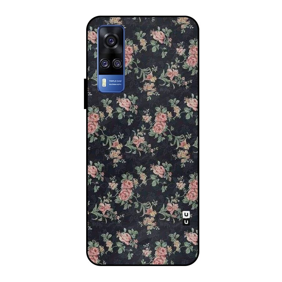 Bloom Black Metal Back Case for Vivo Y51