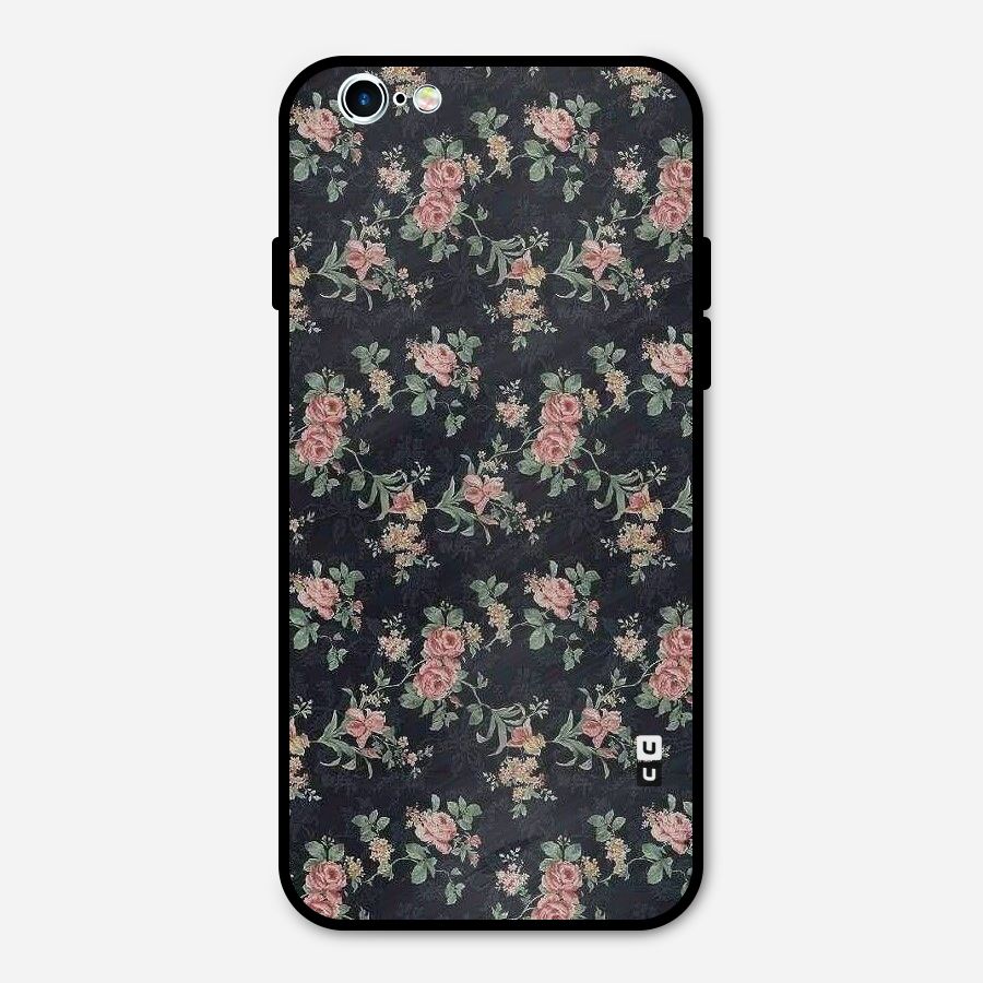 Bloom Black Metal Back Case for iPhone 6 6s