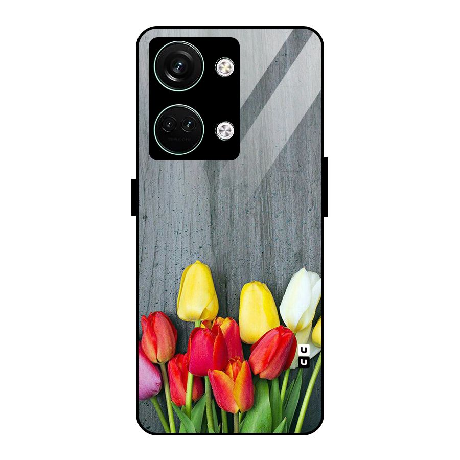 Bloom Grey Glass Back Case for Oneplus Nord 3
