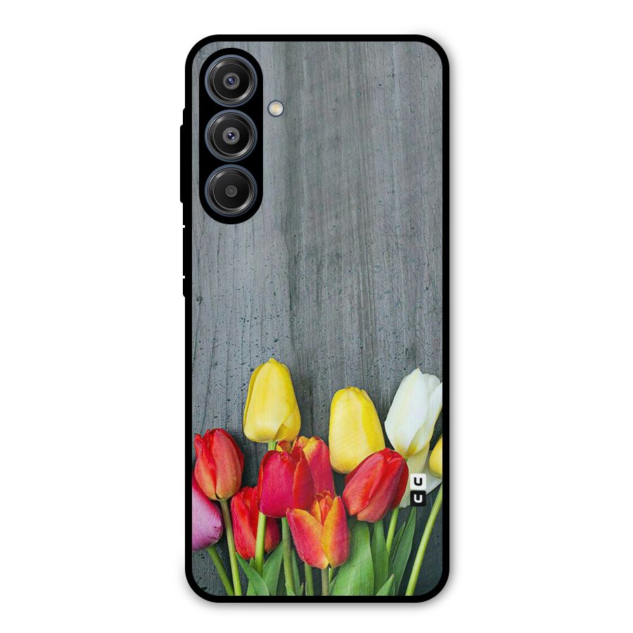Bloom Grey Metal Back Case for Galaxy A16 5G
