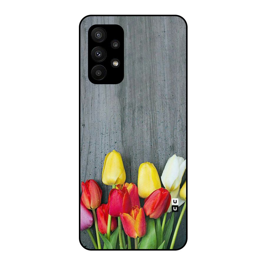 Bloom Grey Metal Back Case for Galaxy A23