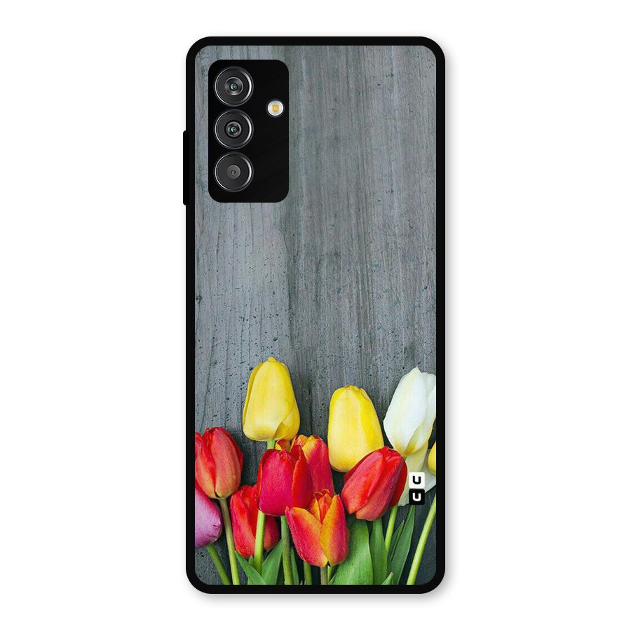 Bloom Grey Metal Back Case for Galaxy F13