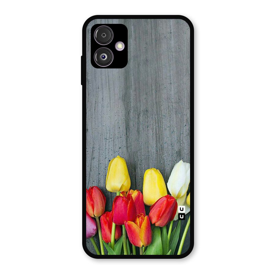 Bloom Grey Metal Back Case for Galaxy F14