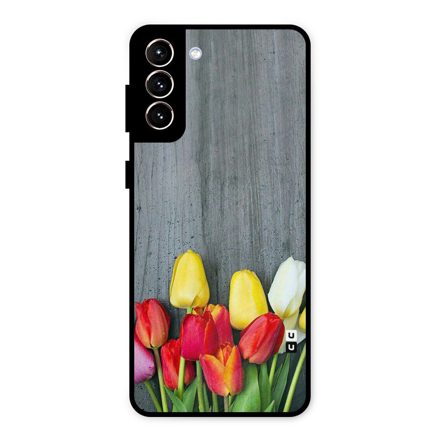 Bloom Grey Metal Back Case for Galaxy S21 Plus