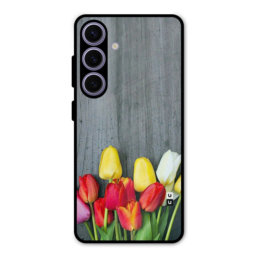 Bloom Grey Metal Back Case for Galaxy S24