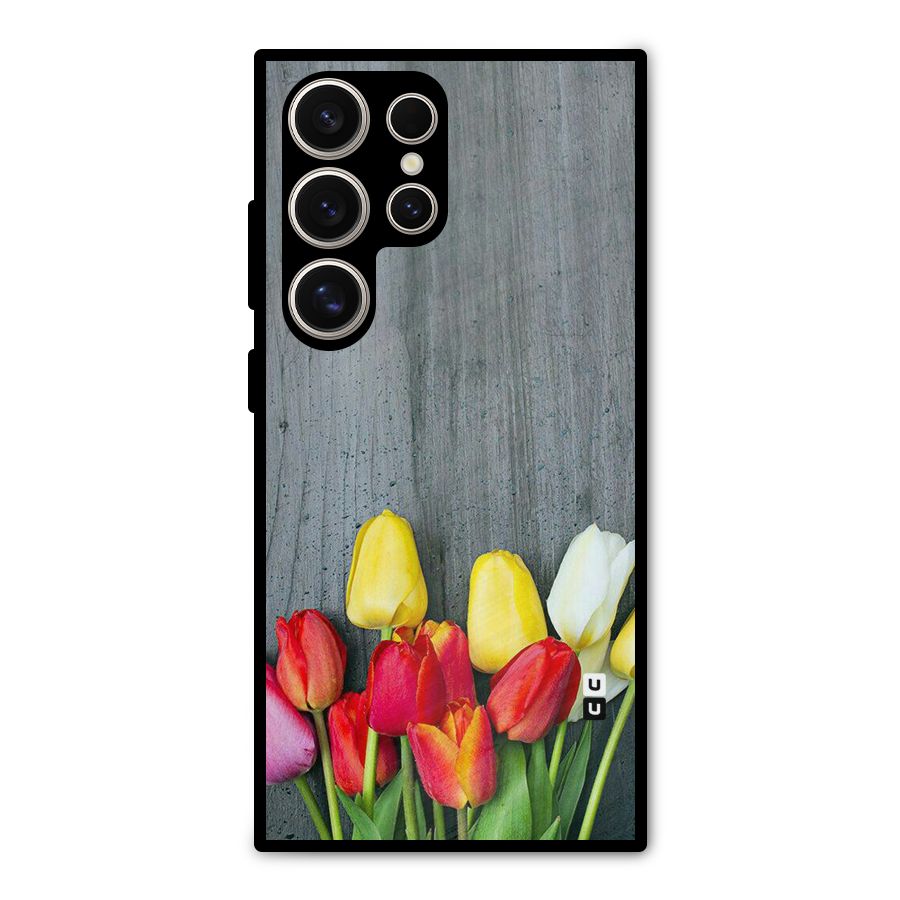 Bloom Grey Metal Back Case for Galaxy S24 Ultra