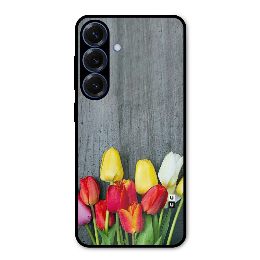Bloom Grey Metal Back Case for Galaxy S25